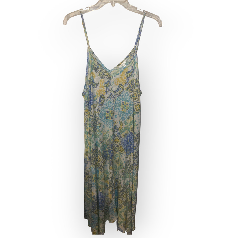 Hawaiian Tropic Stretchy cotton Bathing suit coverup nightgown dress Sz …